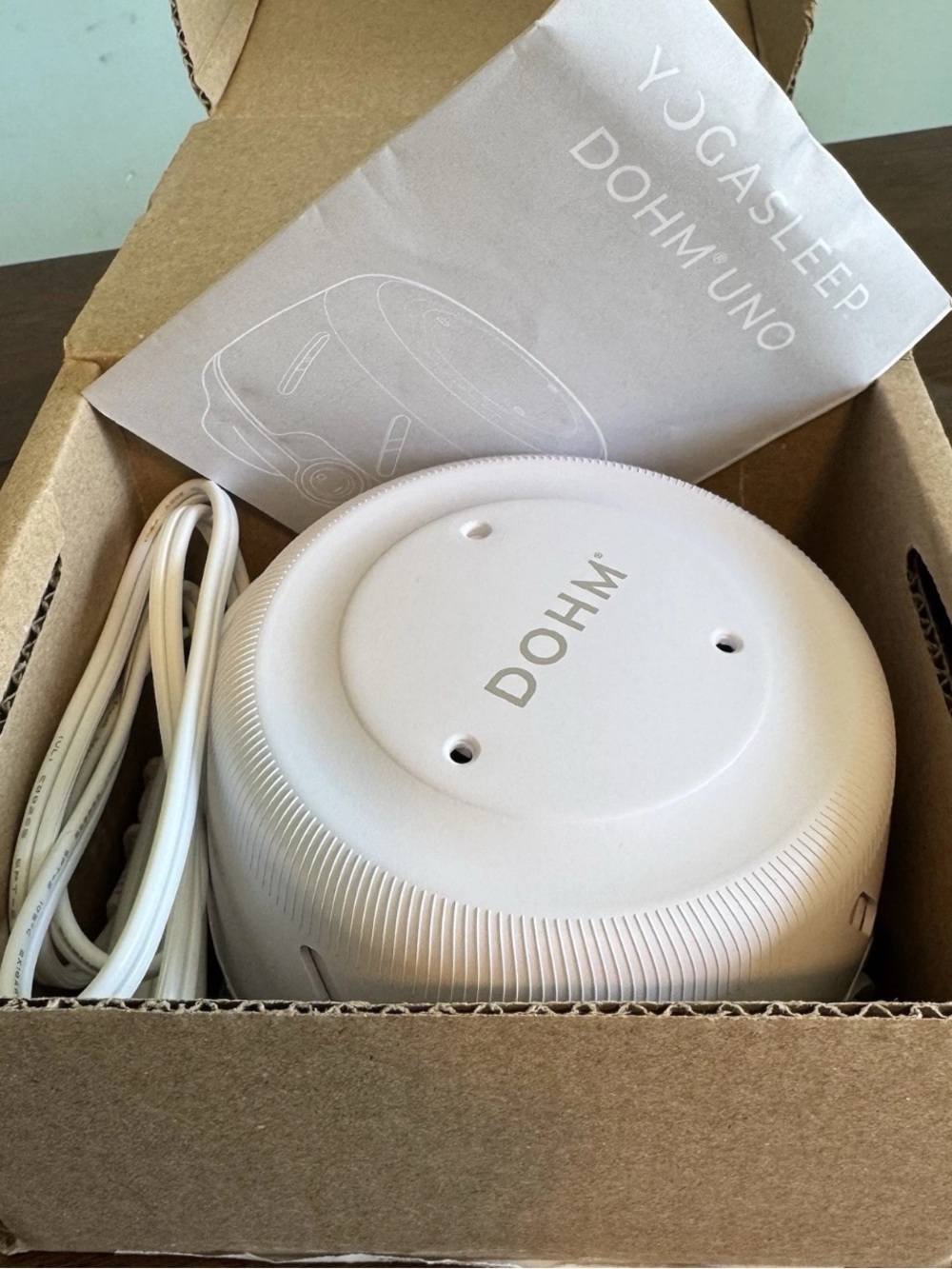 Dohm Uno White Noise Machine Yoga Sleep Baby Soother Meditation